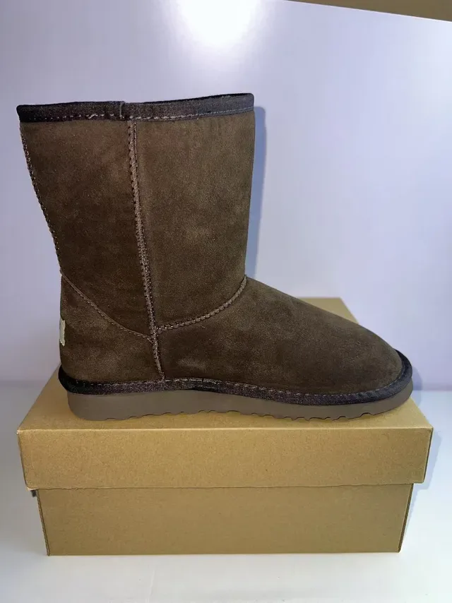 UGG Classic Short Brown Suede Snow Boots 3