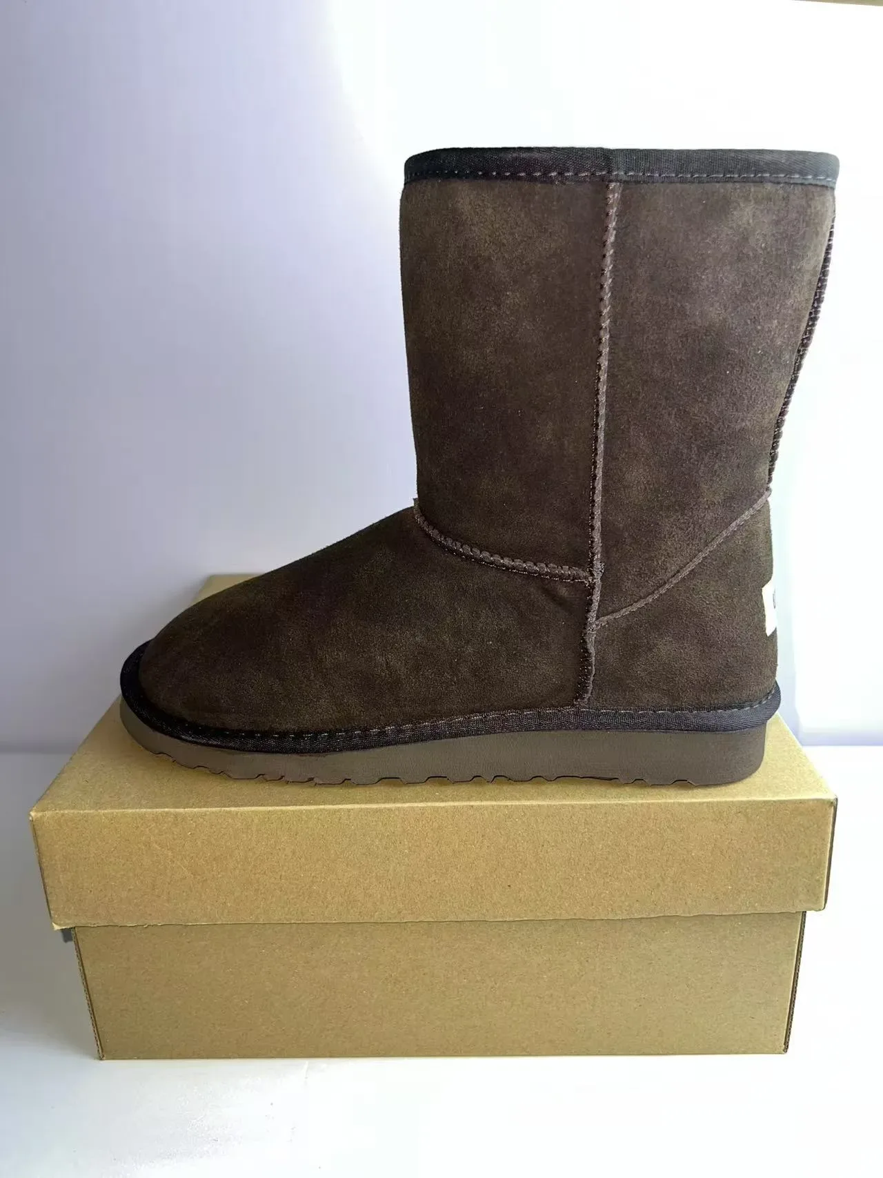 UGG Classic Short Brown Suede Snow Boots 4