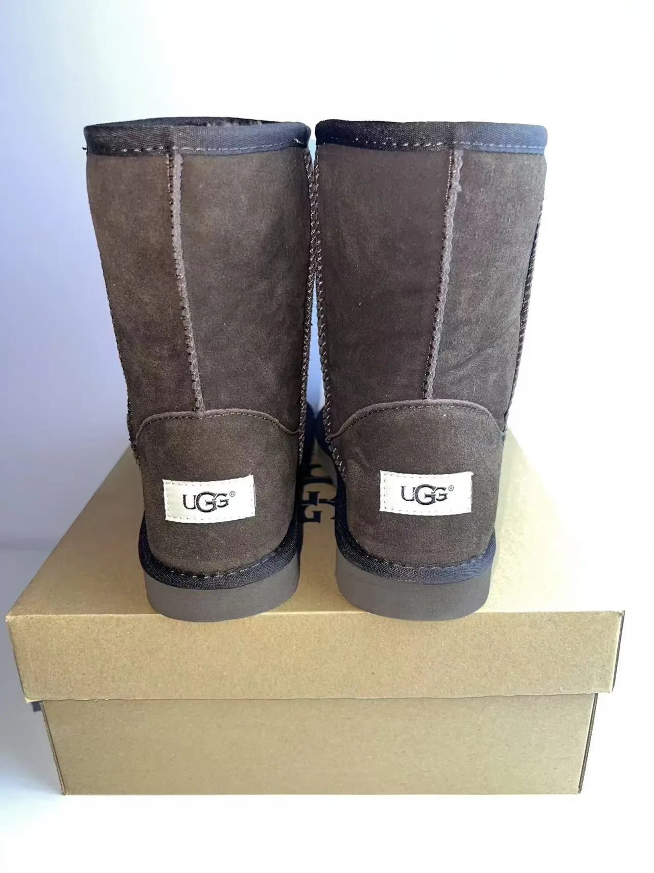 UGG Classic Short Brown Suede Snow Boots 5