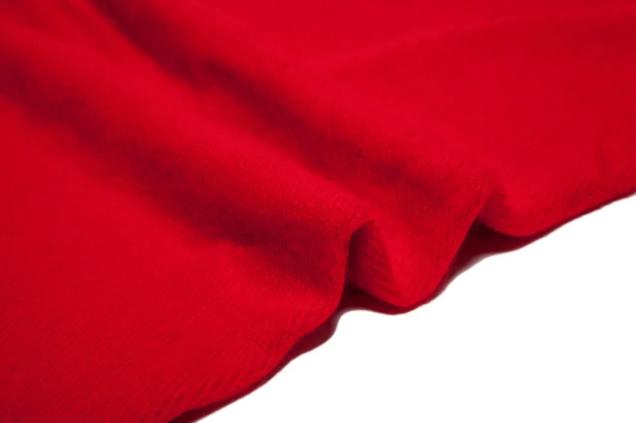 UGG Red Knitted Fringed Scarve 10