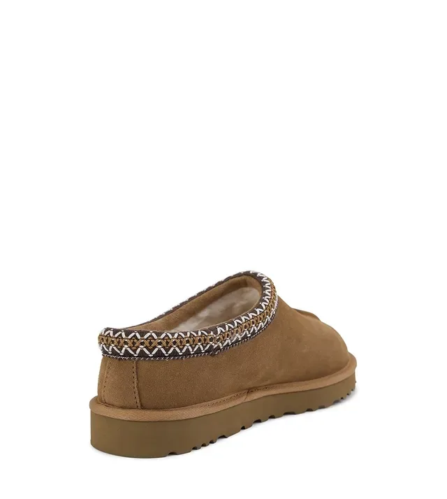 UGG Tasman Brown Beige Suede Upper Braided Trim Casual Shoes 4