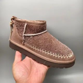 UGG Tasman Brown Shearling-Lined Suede Snow Boot
