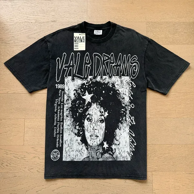 تيشيرت جرافيك جولة Vale Forever Vale Dreams 1989 2