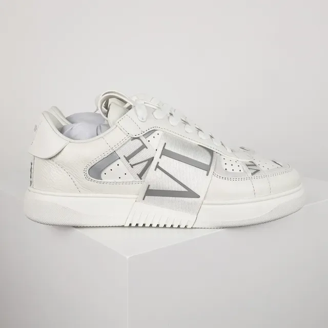 Valentino VLTN Sneakers Lifestyle Blanc et Gris 3