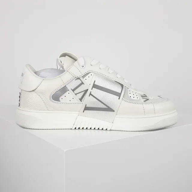 Valentino VLTN Sneakers Lifestyle Blanc et Gris 7