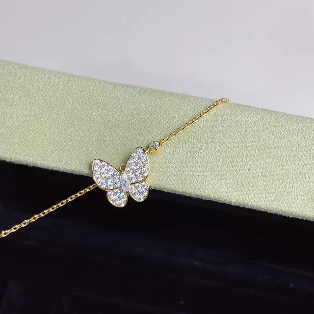 Van Cleef & Arpels Papillon Pavé Papillon pendentif collier 3