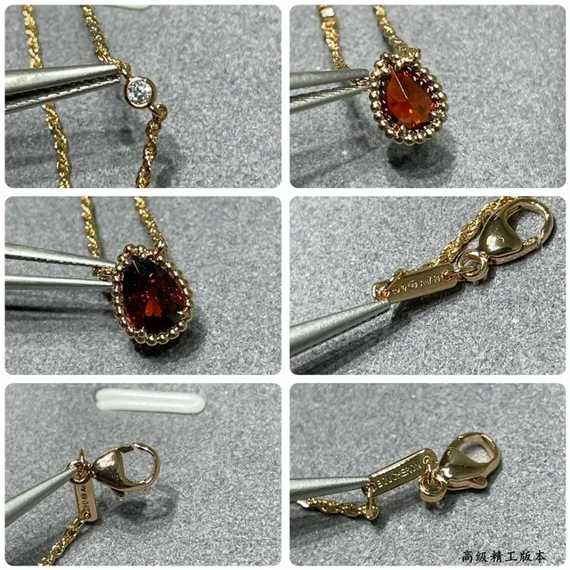 Van Cleef & Arpels Perlée Collier avec Pendentif Goutte Or Rouge 5