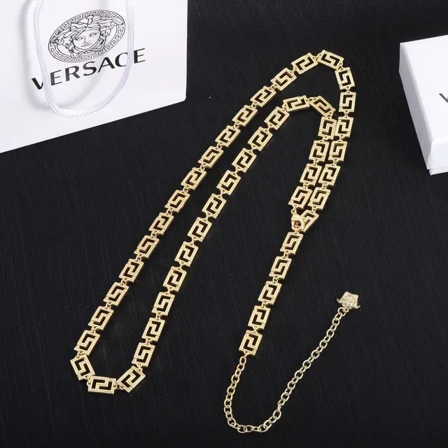 Versace Greca Odissea Colliers à Maillons de Clé Grecque en Doré 2