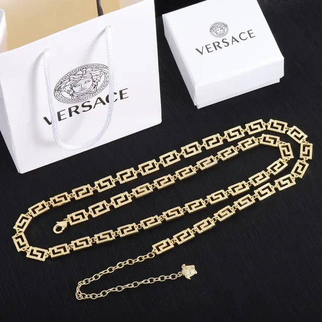Versace Greca Odissea Colliers à Maillons de Clé Grecque en Doré 4