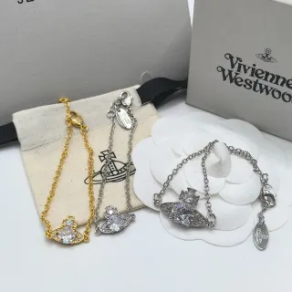 Vivienne Westwood Orb and Cross Crystal Bracelets