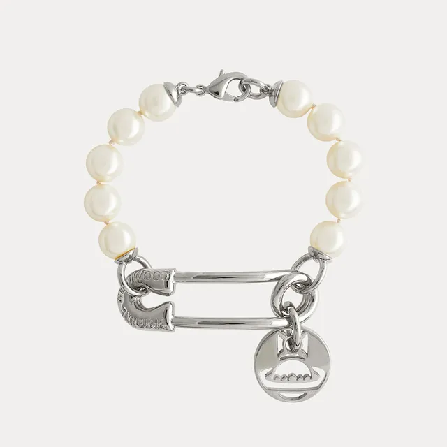Vivienne Westwood Orb Bracelet perles avec épingle de sûreté 8