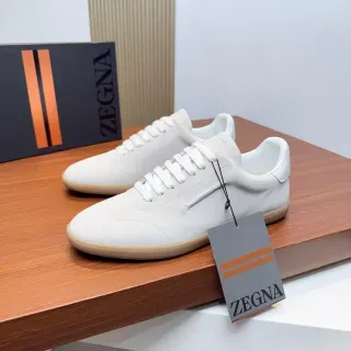 Zegna Minimalist Suede Lifestyle Sneakers