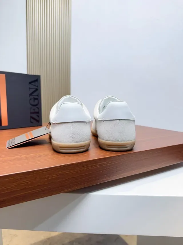 Zegna Minimalist Suede Lifestyle Sneakers 3