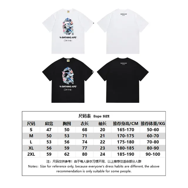 A Bathing Ape ABC Camo Ape Head Graphic Black T-Shirt 2