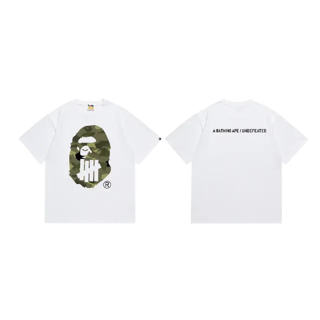 A Bathing Ape ABC कैमो Five Bars काली टी-शर्ट 4