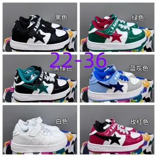 A Bathing Ape BAPE STA Black White Lifestyle Sneakers