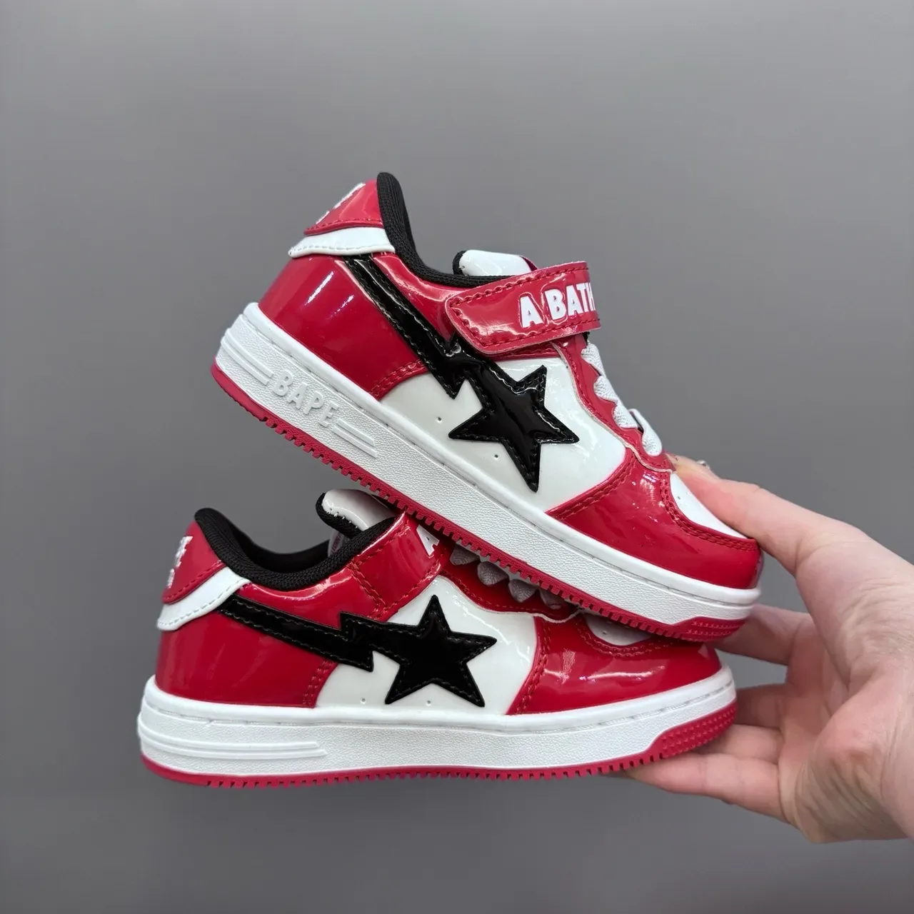 A Bathing Ape BAPE STA chaussures lifestyle noir blanc 9