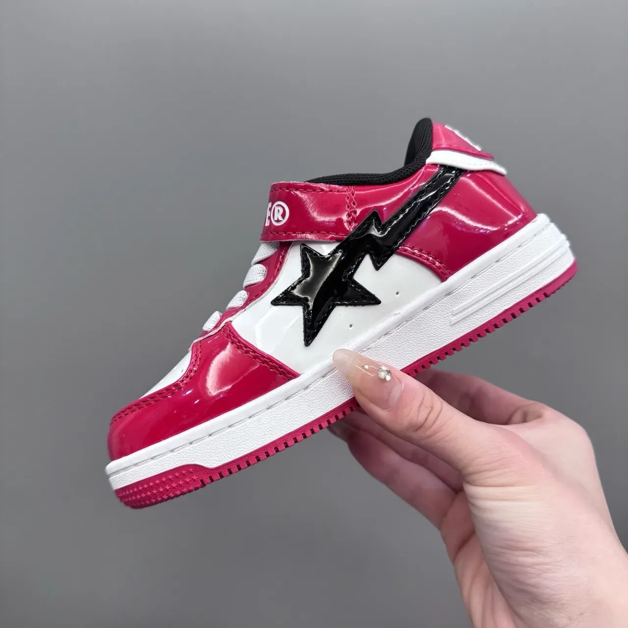 A Bathing Ape BAPE STA Chaussures Lifestyle Vert Rouge Étoile 13