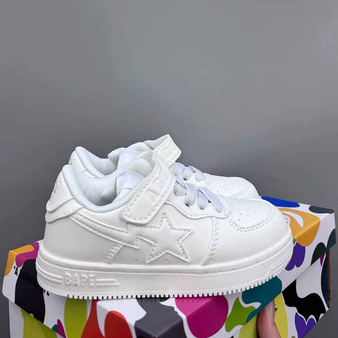 A Bathing Ape BAPE STA Chaussures Lifestyle Vert Rouge Étoile 17