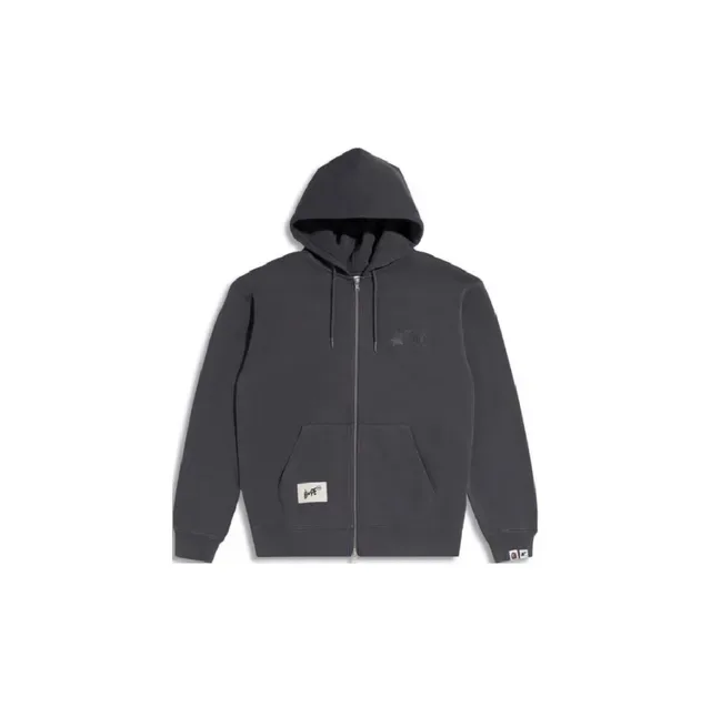 A Bathing Ape Beige Full-Zip Hoodie 2