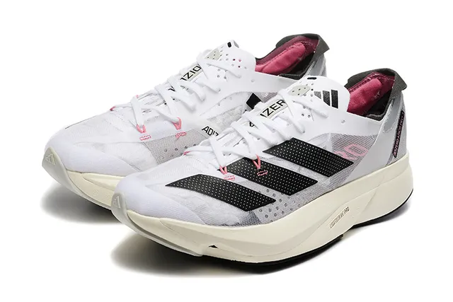 Adidas Adios Pro Lightstrike Pro White Black Running Shoes 4