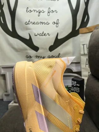 Adidas Adios Pro Jaune Argent Violet Chaussures de course 3