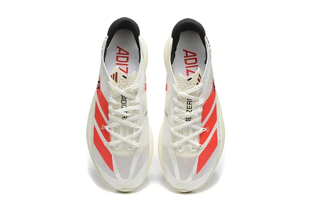 Adidas Adizero Adios Pro 3 Chaussures de course blanches rouges 2