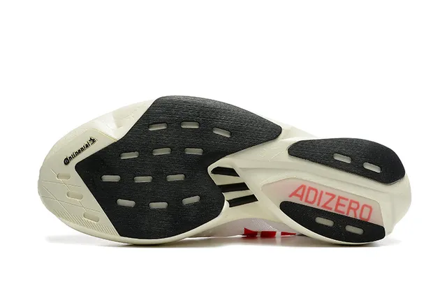 Adidas Adizero Adios Pro 3 Chaussures de course blanches rouges 4