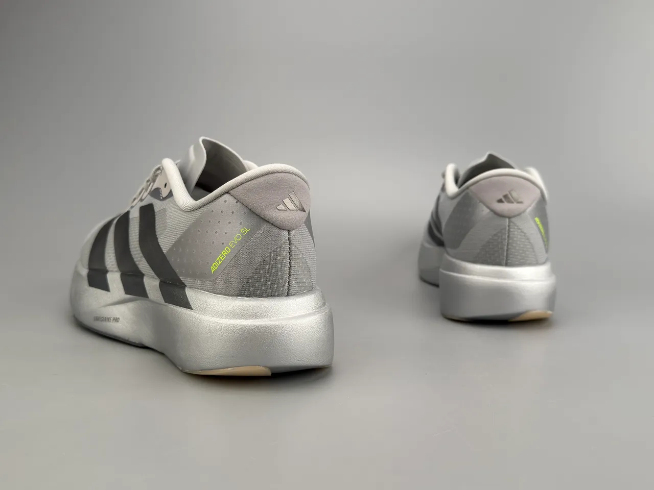Adidas Adizero Evo.S Light Gray Running Shoes 6