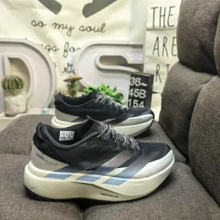 Adidas Adizero Evo SL ATR काली हल्की नीली ग्रेडिएंट लाइफस्टाइल स्नीकर