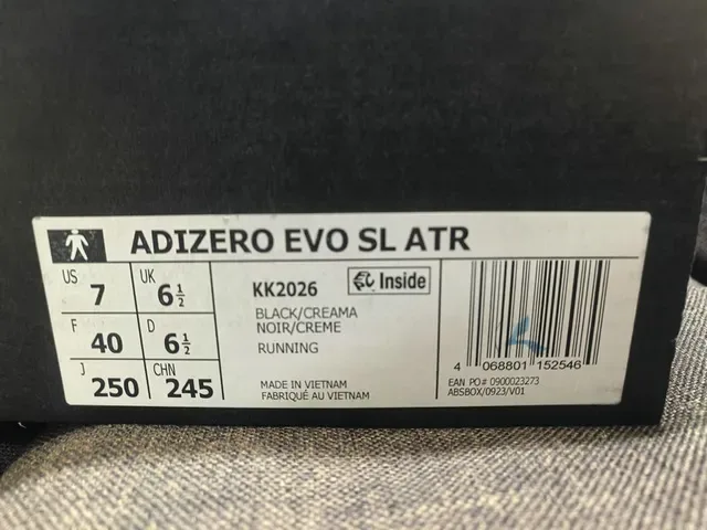 Adidas Adizero Evo SL ATR Black Light Blue Gradient Lifestyle Sneakers 2