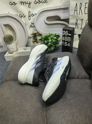 Adidas Adizero Evo SL ATR Black Light Blue Gradient Lifestyle Sneakers 6