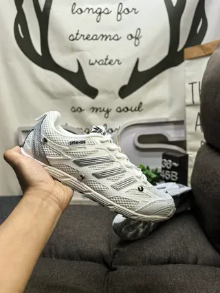 Adidas adizero SPRINT-ONE White Gray Lifestyle Sneakers 5