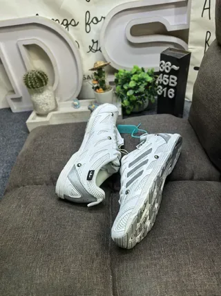 Adidas adizero SPRINT-ONE White Gray Lifestyle Sneakers 6
