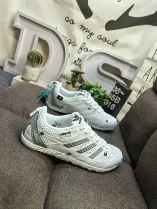 Adidas adizero SPRINT-ONE White Gray Lifestyle Sneakers 9