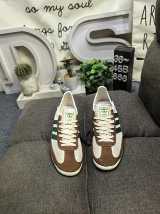 Adidas Beige Brown Retro Runner Silhouette Suede And Textile Upper Lifestyle Sneakers 10