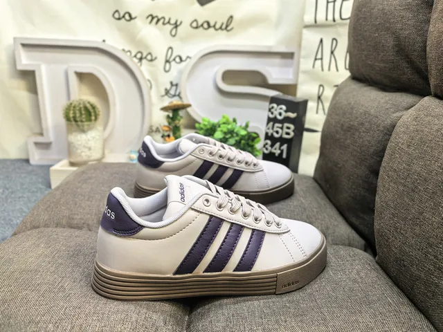 Adidas Beige Yellow Low-Top Three-Stripe Side Panel Lifestyle Sneakers 21