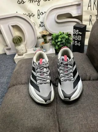 Adidas Black and Silver Three-Stripe Lifestyle Sneakers 20