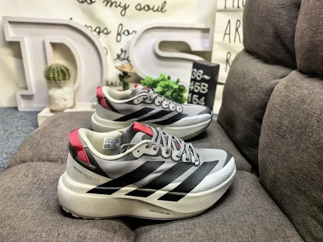 Adidas Black and Silver Three-Stripe Lifestyle Sneakers 21