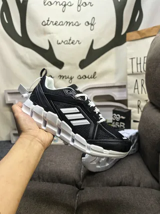 Adidas Black and White Lifestyle Sneakers 5