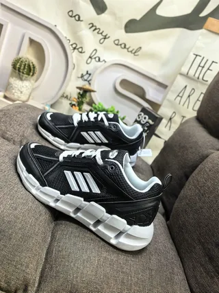 Adidas Black and White Lifestyle Sneakers 7