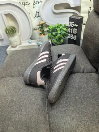 Adidas Black Beige Low-Top Cupsole Lifestyle Sneakers 6