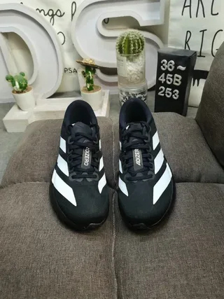 Adidas Black White Chunky Platform Sole Mesh Upper Lifestyle Sneakers 10