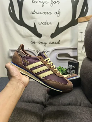 Adidas Brown Multicolor Leopard-Print Upper Three White Stripes Lifestyle Sneakers 5