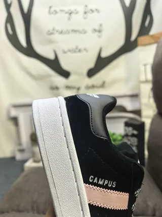 Adidas Campus Black and White Lifestyle Sneakers 3