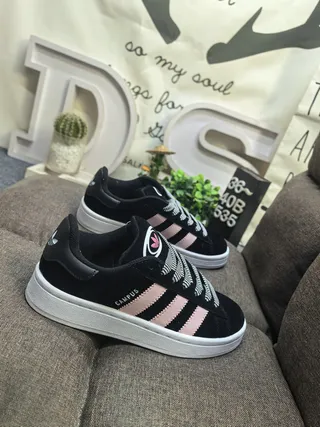 Adidas Campus Black and White Lifestyle Sneakers 9