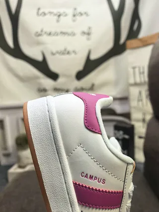 Adidas Campus Black and White Suede Lifestyle Sneakers 3