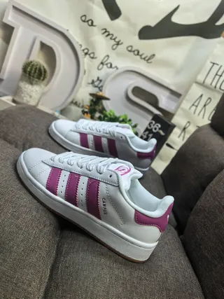 Adidas Campus Black and White Suede Lifestyle Sneakers 7