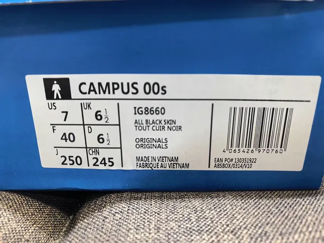 Adidas Campus Black and White Suede Lifestyle Sneakers 22