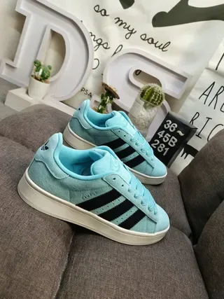 Adidas Campus Light Blue Suede Lifestyle Sneakers 9